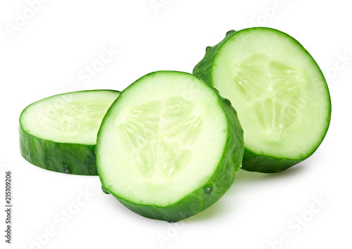 Cucumber isolated on a white
