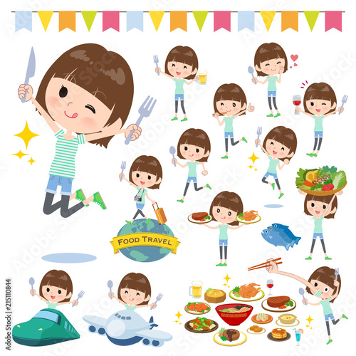 mischievous young  women_food festival