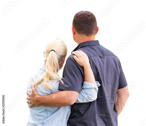 Young Adult Couple Facing A...
