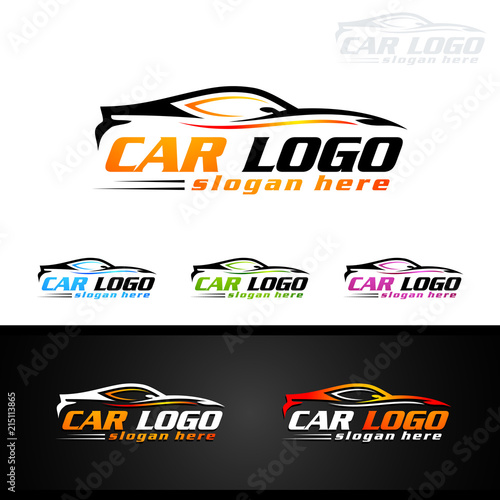Auto Car Logo for Sport Cars, Rent, wash or Mechanic