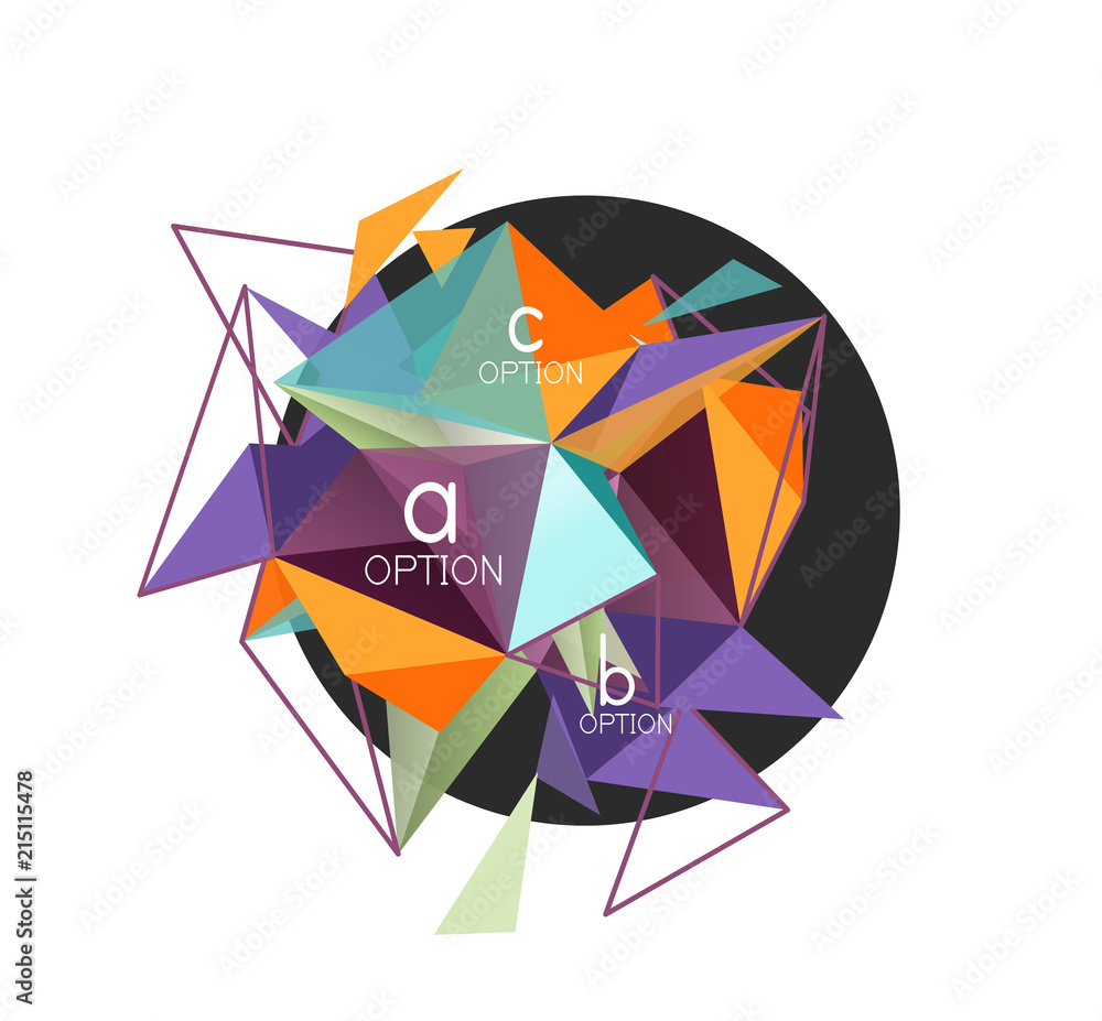 Vector triangle abstract background, low poly concept Vector triangle abstract background, low poly concept