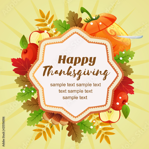 hello thanksgiving colorful foliage