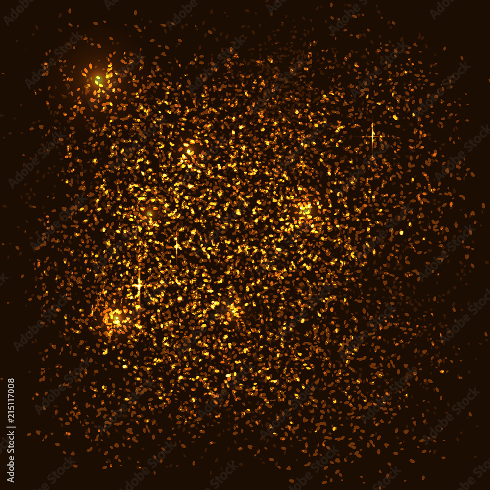 Fototapeta premium Abstract glitter sparkle gold texture