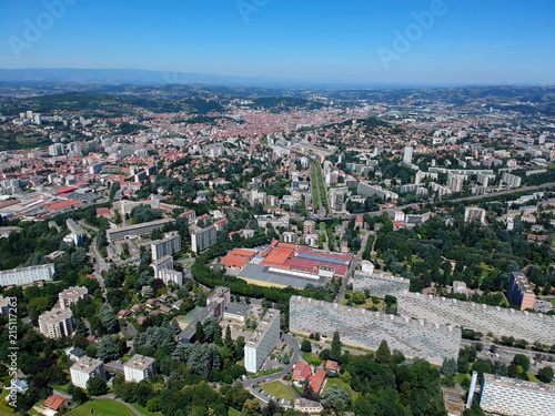 Canvas Print Saint-Etienne,Loire,Rhône-Alpes Auvergne,France
