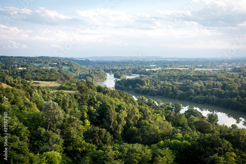Vue sur la Garonne depuis la colline de Pech-David, Toulouse