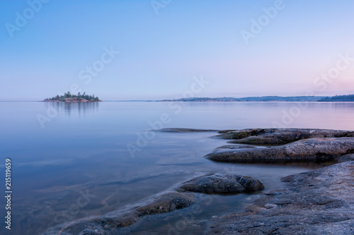 Ladoga lake, a beautiful landscape