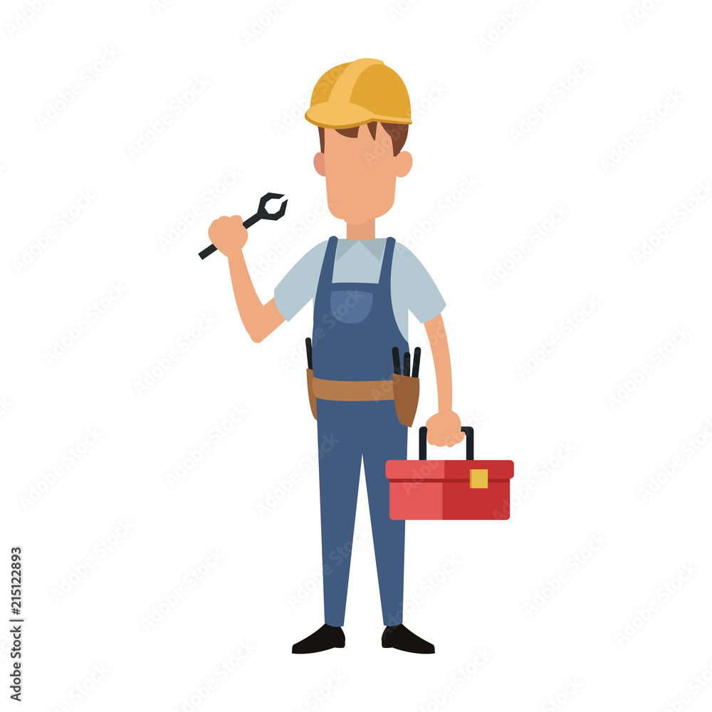 Construction worker avatar vector illustration graphic design Construction worker avatar vector illustration graphic design