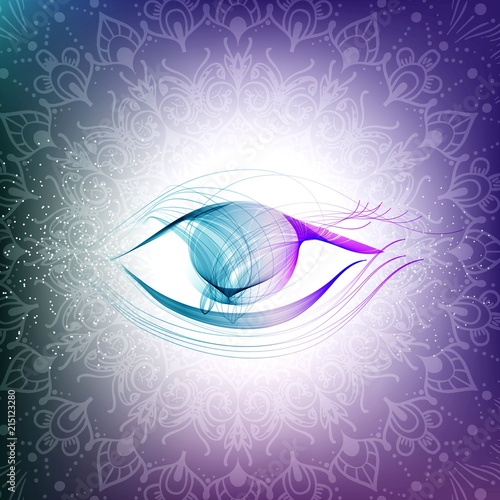 Abstract color eye