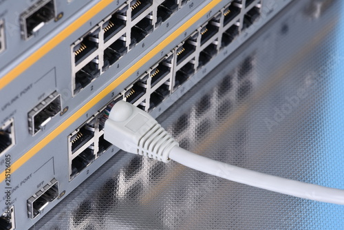 Data center network switches and ethernet cable