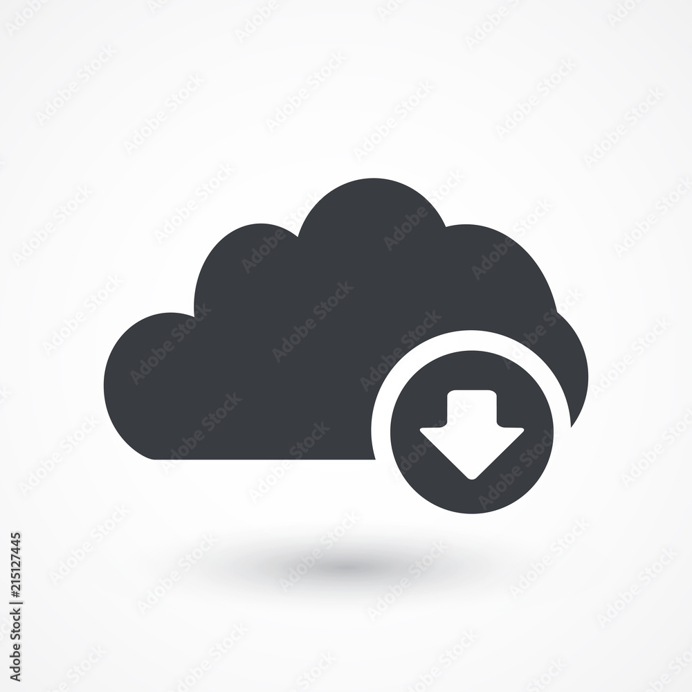 Cloud download icon Cloud download icon
