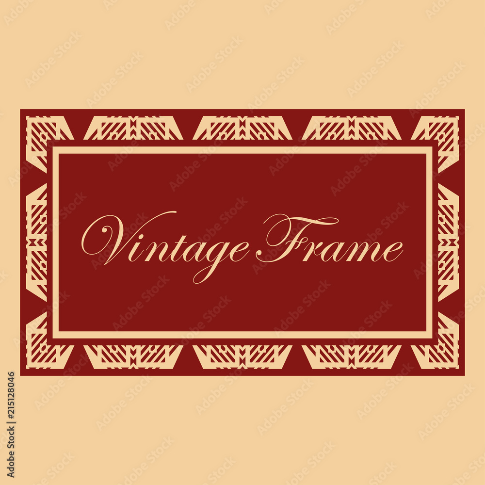 Art Deco Frame Art Deco Frame
