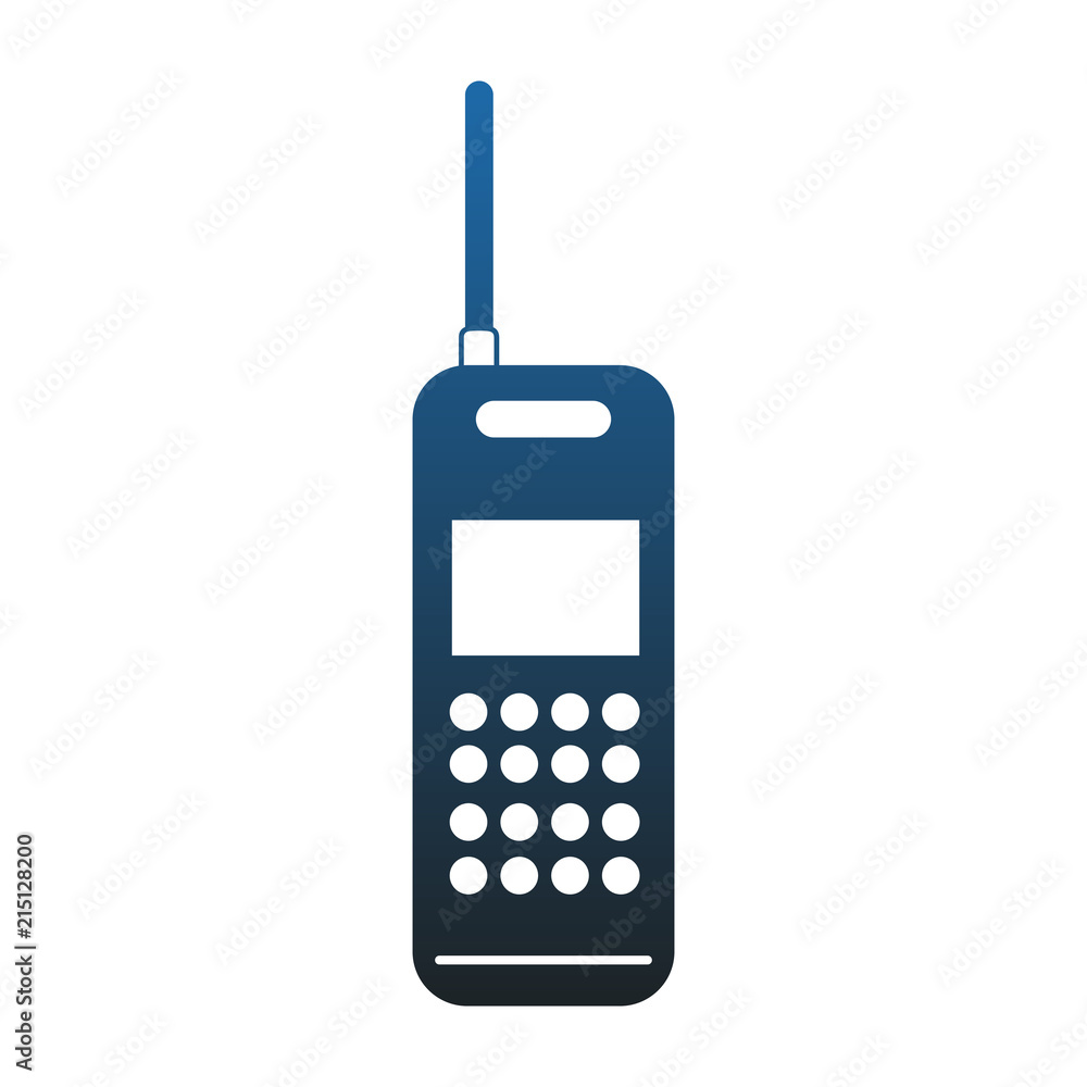 Mobile telephone isolated vector illustration graphic design Mobile telephone isolated vector illustration graphic design