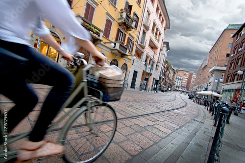 Biking in the city