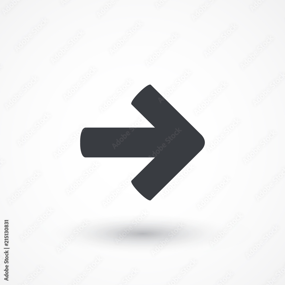 Application Arrow. Flat style design icon Application Arrow. Flat style design icon