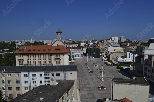 Constanta - European old city and harbor at the Black Sea