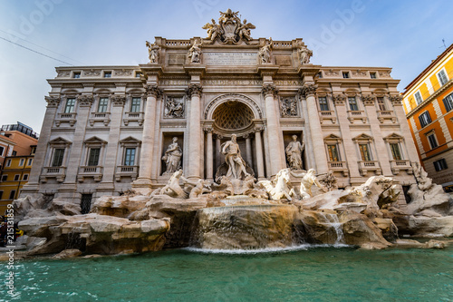 Trevi Fountain during day