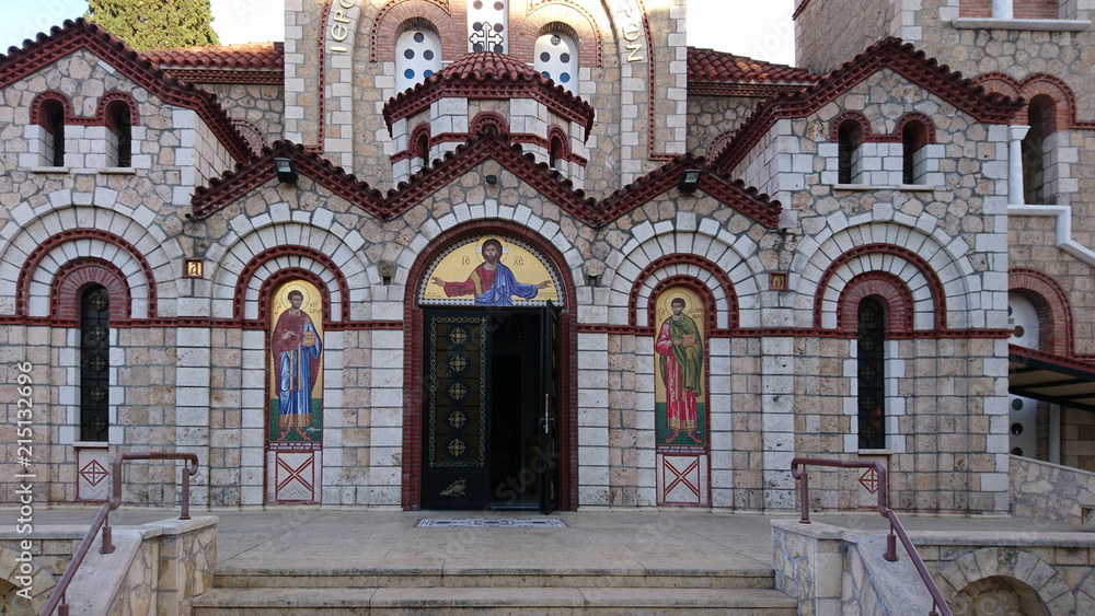 Fototapeta premium Church Entrance- Veria, Greece