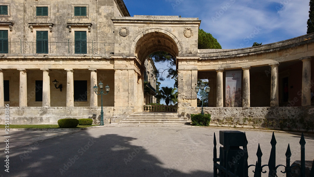 Obraz premium City Palace - Corfu, Greece