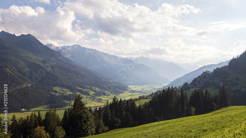 Landscape of valley in Bramberg Am Wildkogel © Stanislav