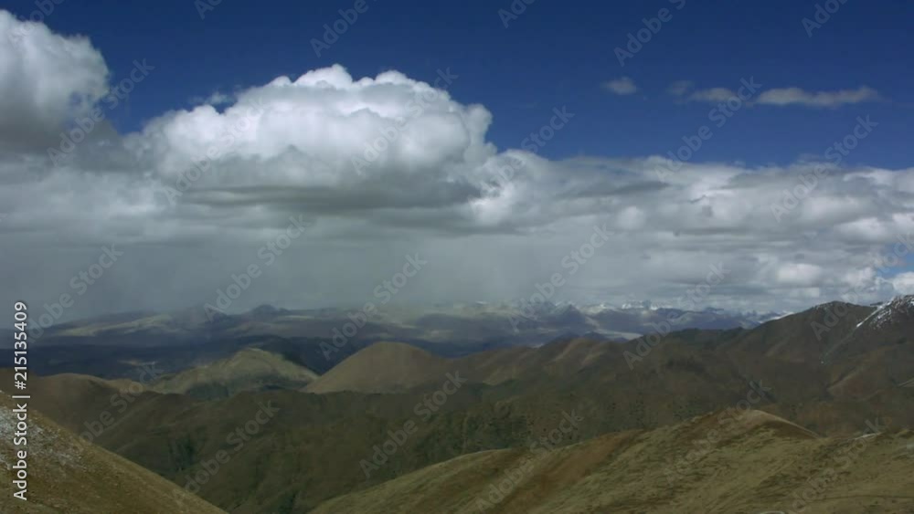 Timelapse of mountain landscape Tibet Timelapse of mountain landscape Tibet
