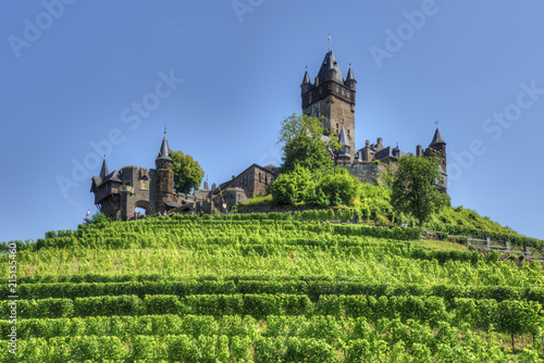 Reichsburg Cochem, Mosel valley, Rhineland-Palatinate, Germany photo