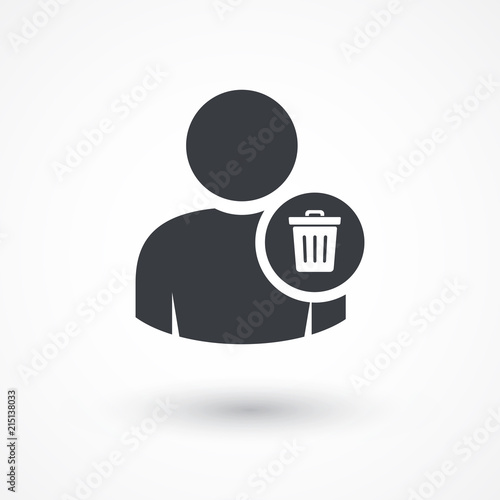 User delete icon