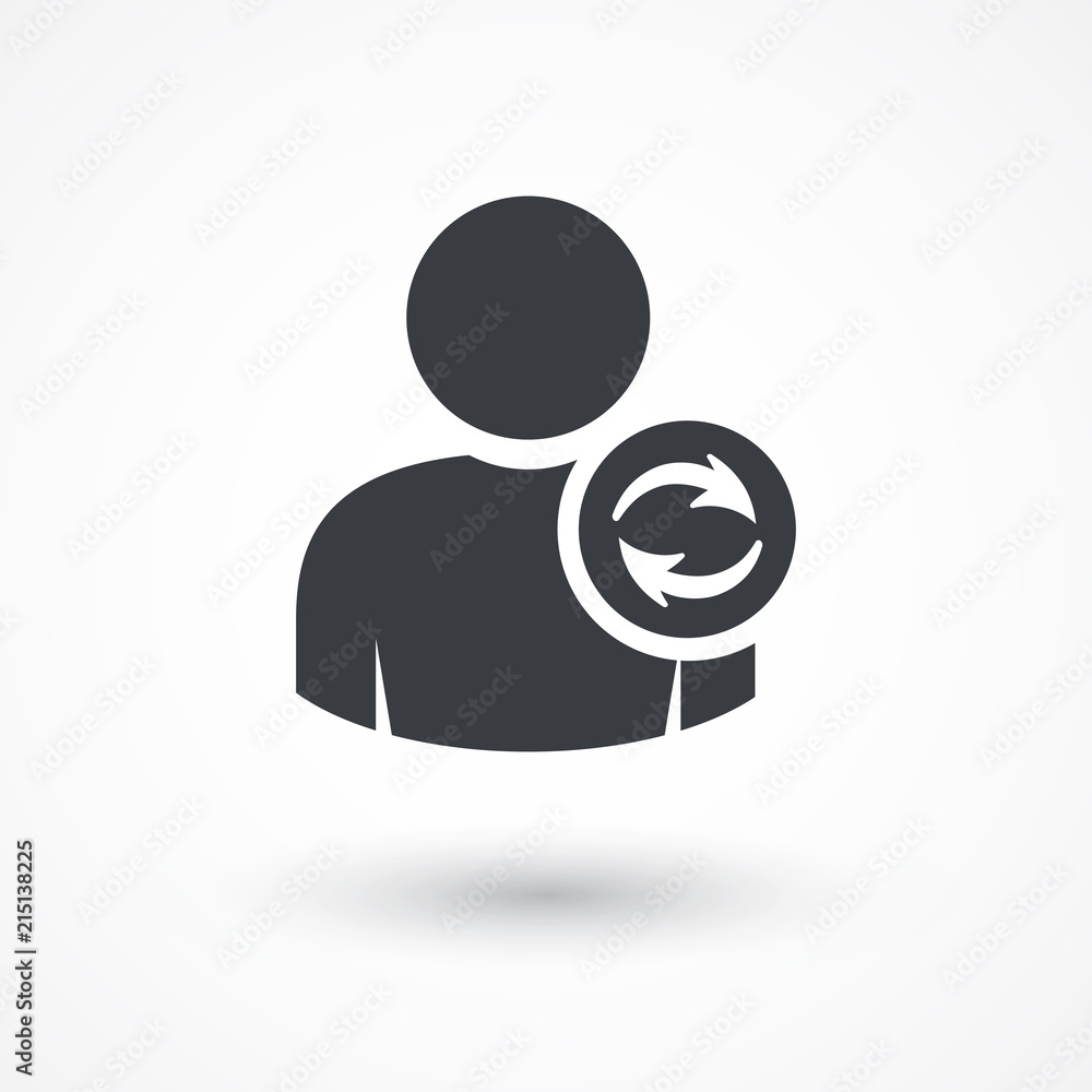Synchronize user icon Synchronize user icon