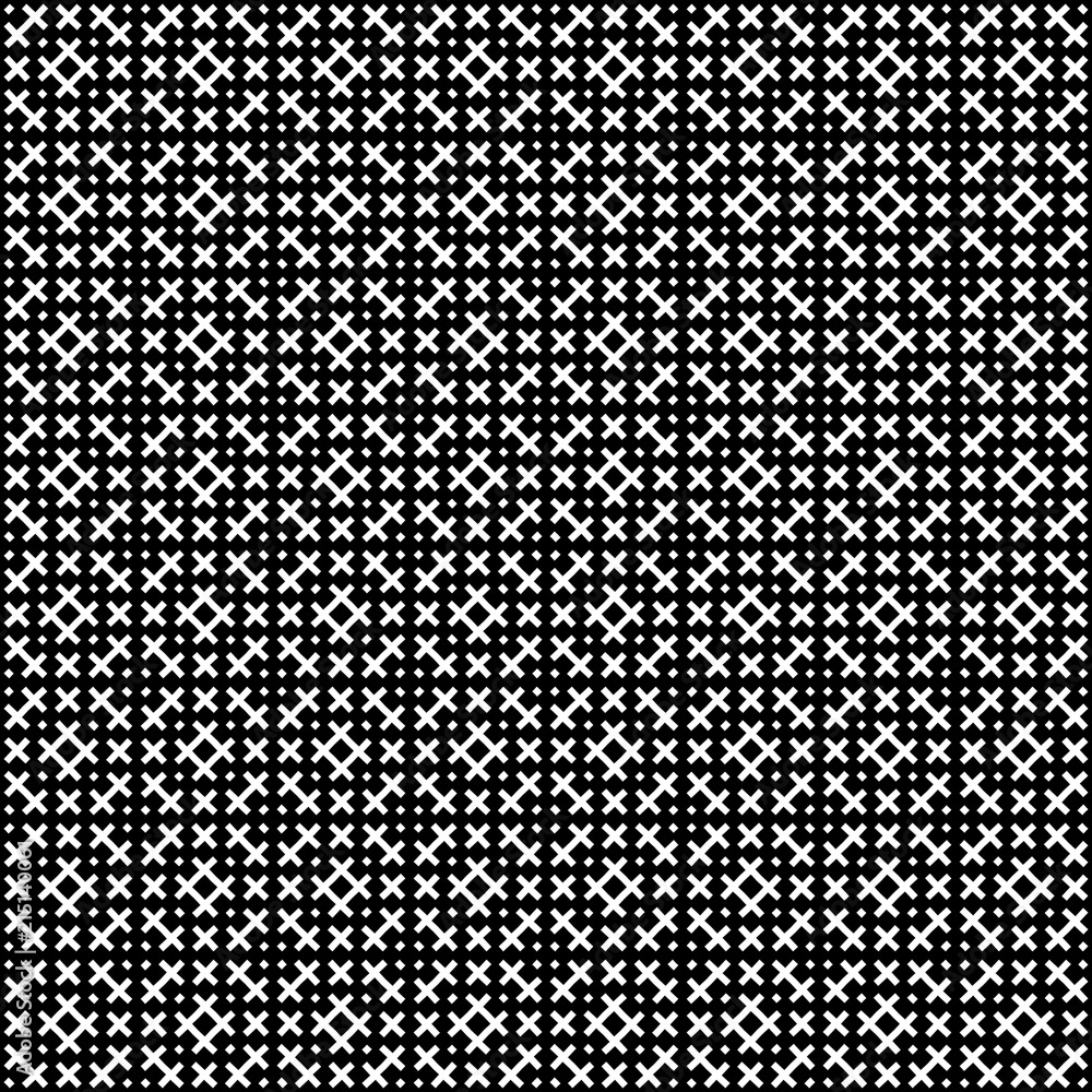 Black white seamless background. Geometric, endless pattern. Simple shapes and lines. Print for bandanas, interior items, scarves, hijabs, print on fabric Black white seamless background. Geometric, endless pattern. Simple shapes and lines. Print for bandanas, interior items, scarves, hijabs, print on fabric