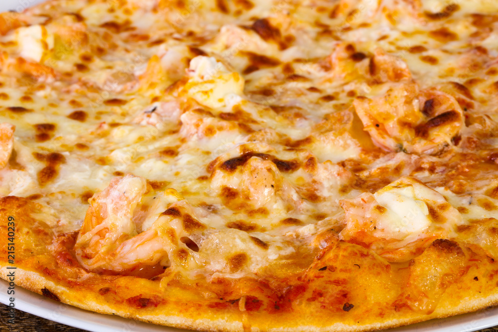Pizza with prawn Pizza with prawn