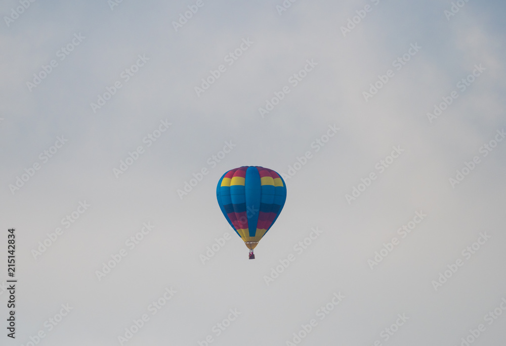 Todi (Umbria, Italy) - The suggestive medieval town of Umbria region, in a summer sunday morning, during the hot air balloons contest Todi (Umbria, Italy) - The suggestive medieval town of Umbria region, in a summer sunday morning, during the hot air balloons contest