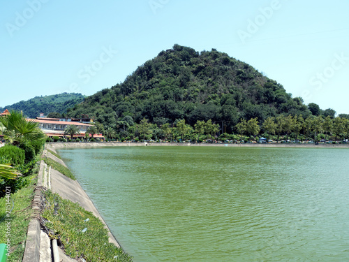 Reservoir in the centre of Lahijan, Gilan province, Iran