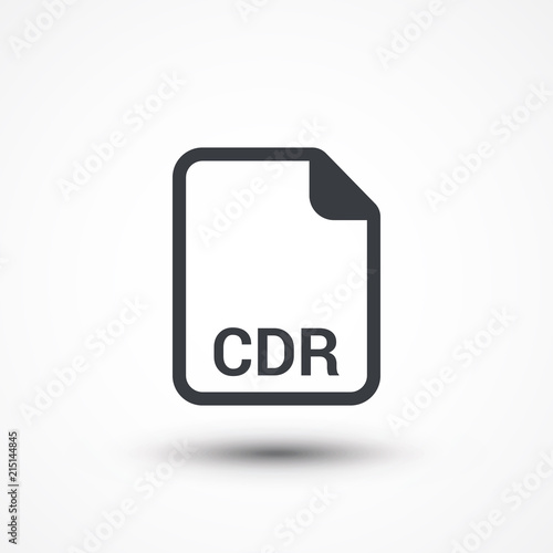 CDR file extension icon photo