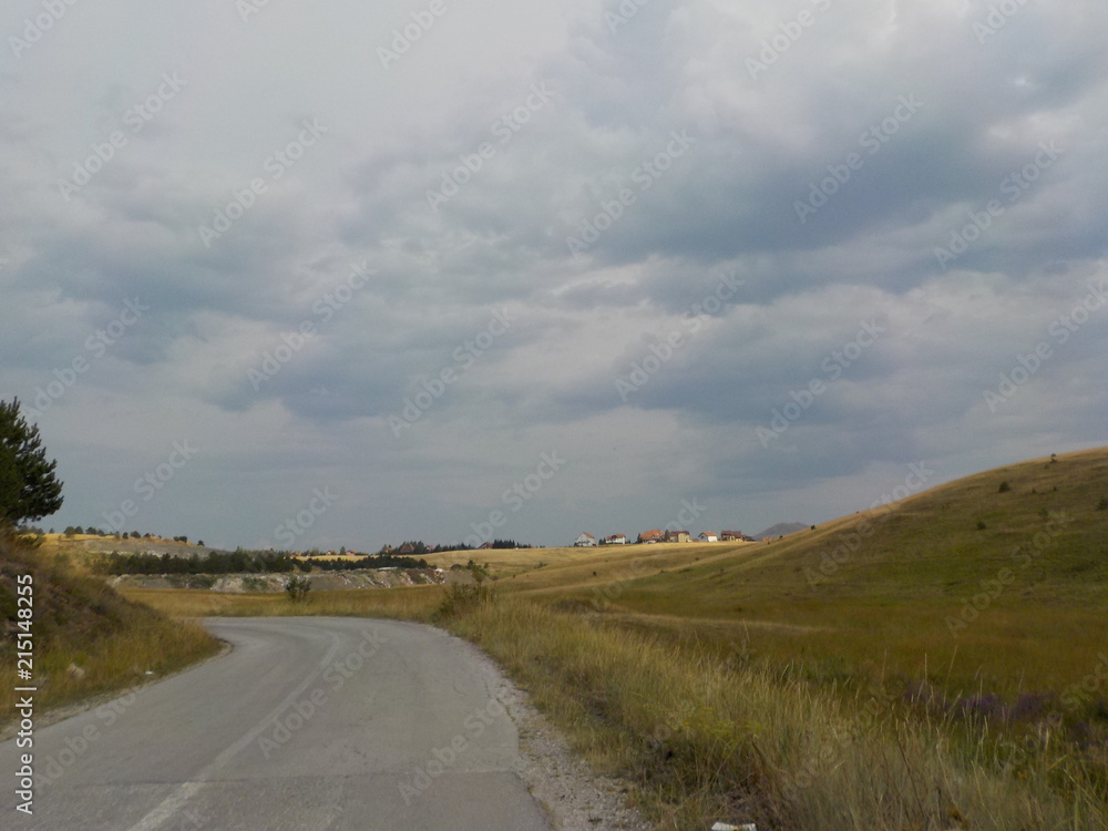 road, mountain road, mountain
