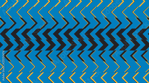 Tri-Color Chevron Transitions