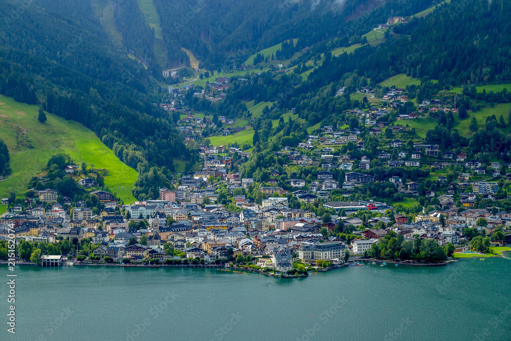 View of the City Center of Zell am See