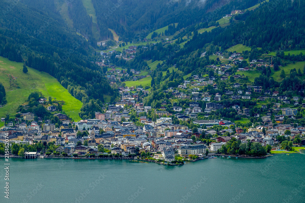 View of the City Center of Zell am See View of the City Center of Zell am See
