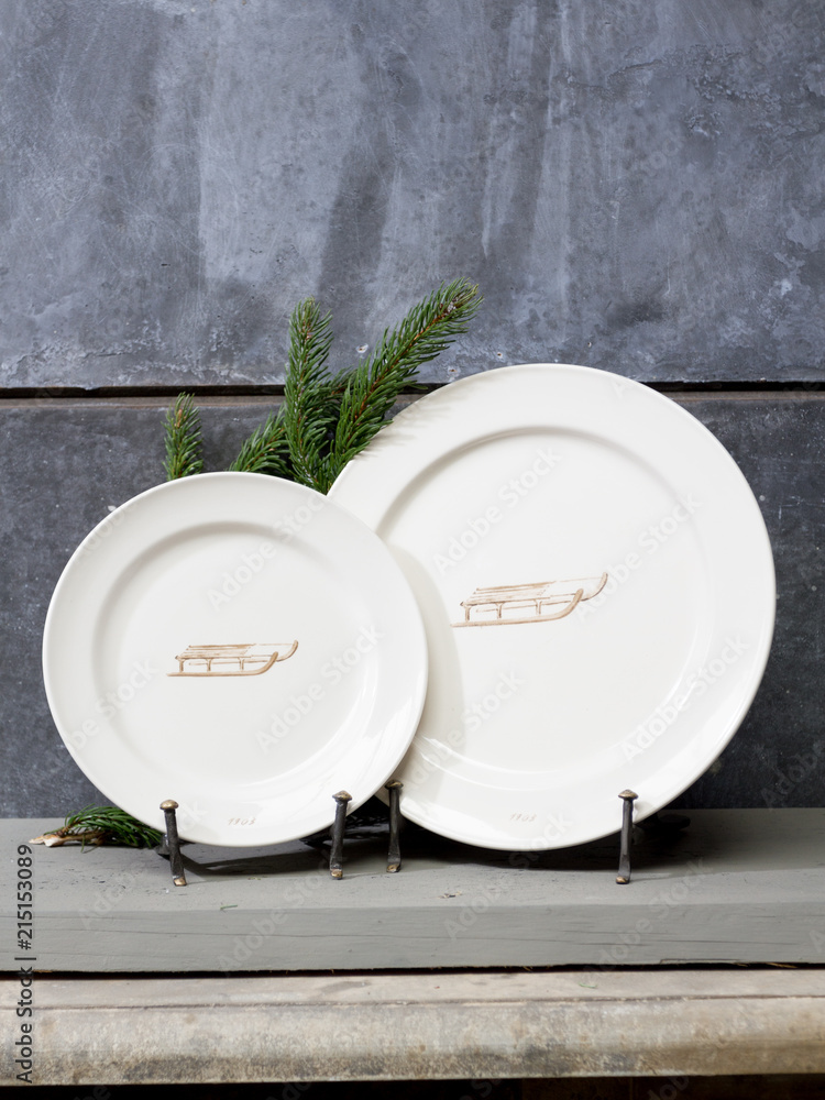 assiette ski Stock Photo | Adobe Stock