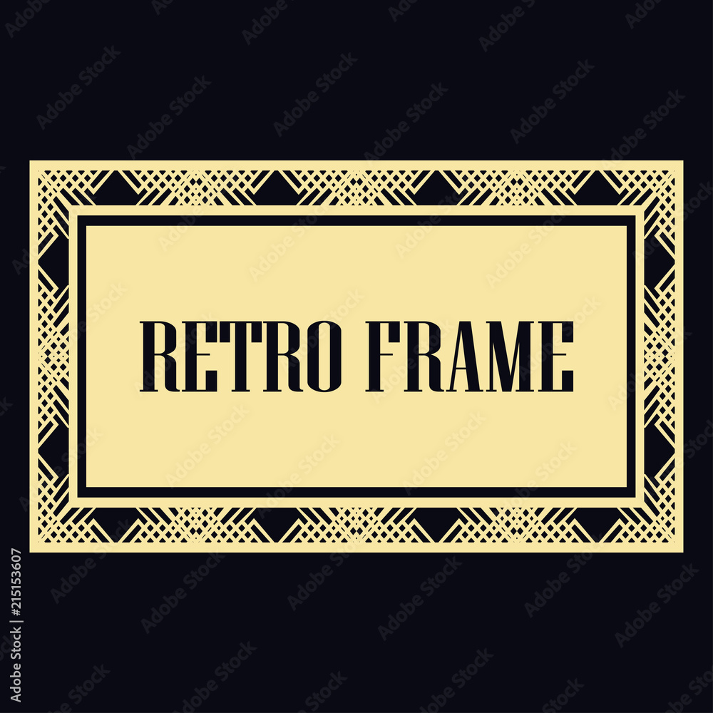 Art Deco Frame Art Deco Frame