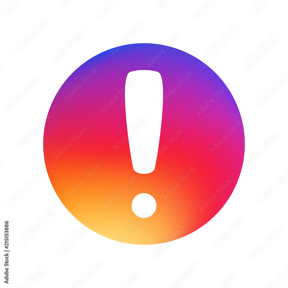 Attention caution sign icon. Exclamation mark. Hazard warning symbol. Flat design button. Warning stamp. Error. Alert icon. Danger. Prompt. Problem sign. Beware information. Important icon Attention caution sign icon. Exclamation mark. Hazard warning symbol. Flat design button. Warning stamp. Error. Alert icon. Danger. Prompt. Problem sign. Beware information. Important icon