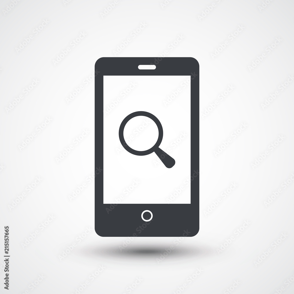 Smartphone search icon Smartphone search icon
