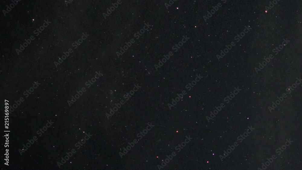Timelapse of stars in night sky Timelapse of stars in night sky