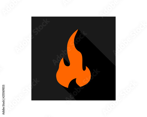 bonfire heat hot flare fire burn blaze image vector icon logo