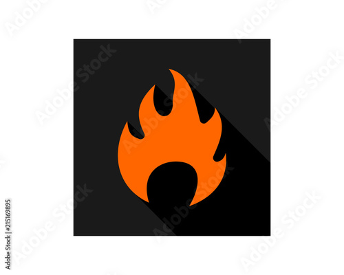 bonfire heat hot flare fire burn blaze image vector icon logo