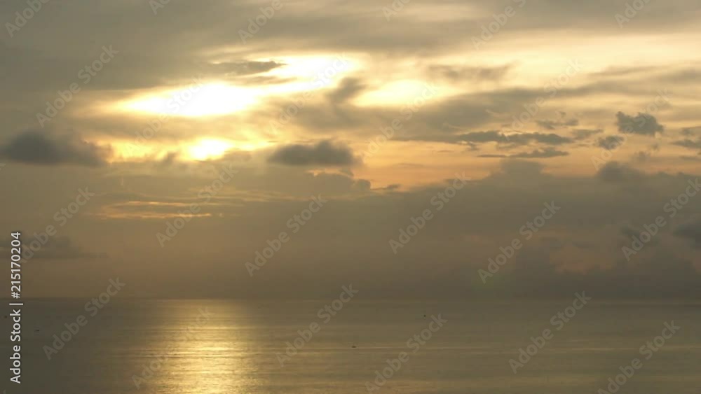 Timelapse of sunset into ocean horizon Timelapse of sunset into ocean horizon