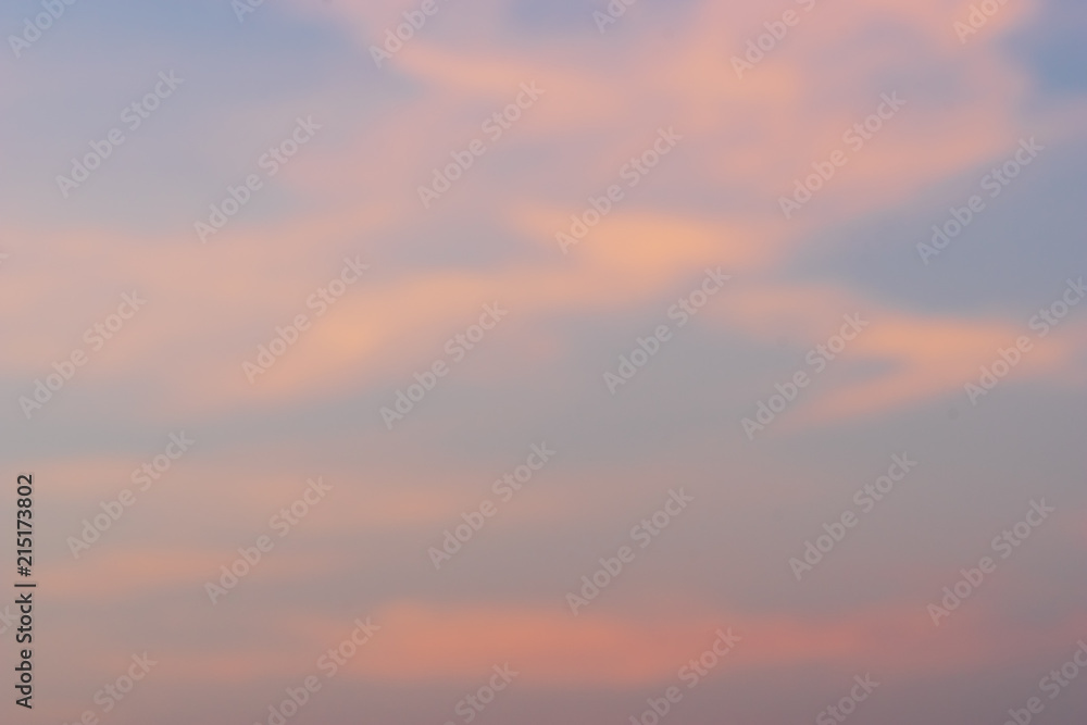abstract blur of cloud and sunrise sky