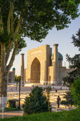 Registan Madrasahs at Samarkand, Uzbekistan