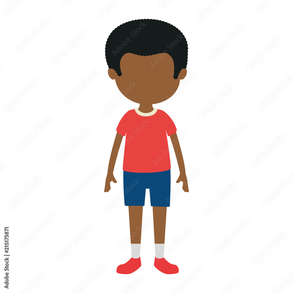 cute and little black boy character cute and little black boy character
