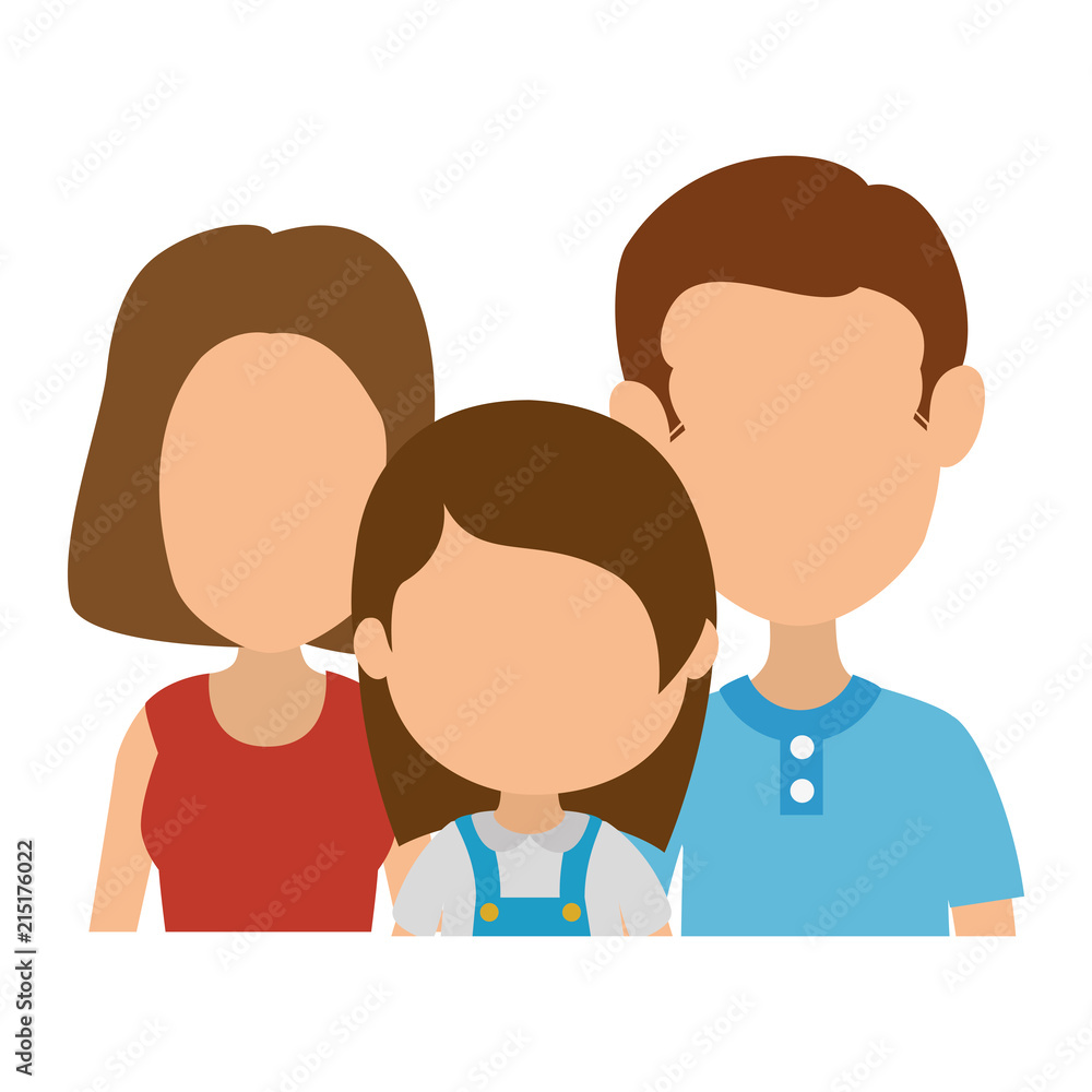 parents couple with daughter characters parents couple with daughter characters