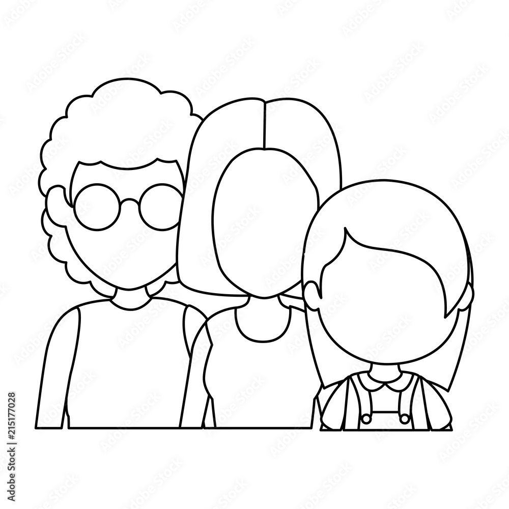 cute grandmother with daughter and granddaughter cute grandmother with daughter and granddaughter