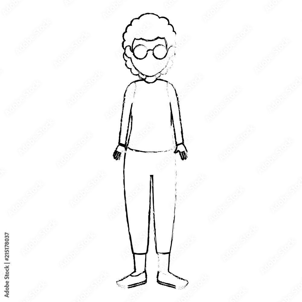 cute grandmother avatar character cute grandmother avatar character